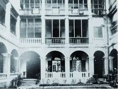 图：孙中山先生在博济医院求学期间居住过的哥利支堂十号